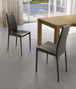 STONES Scaun din piele ecologică 42cm X 41cm H. 95cm | Aosom Romania