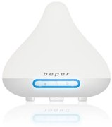 Difuzor de aroma Beper 70.402, 15.6 W, 140 ml, 2 trepte, Lumina LED, 7 culori, Alb