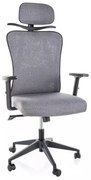 Scaun de birou Q080M material gri