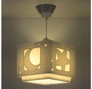 Dalber 63232E - Lustră copii MOON LIGHT 1xE27/60W/230V