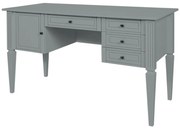 Birou elegant Ines gri L132 cm