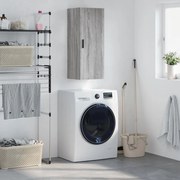 vidaXL Dulap montat pe perete, gri sonoma, 34,5x34x90 cm