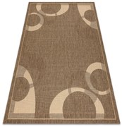 Covor sisal Floorlux 20078 coffee si mais