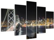 Tablou cu podul Brooklin și New York (150x105 cm)