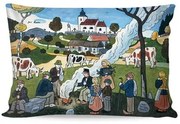 Matějovský Față de pernă Deluxe Josef Lada Toamnă, 33 x 50 cm