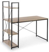 Birou SERENOR, negru/stejar Sonoma