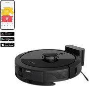 Aspirator robotic AENO ARC0007S, 4000Pa, 5200 mAh, 300 m2, Cartografiere, Wi-Fi, Comenzi vocale, Autonomie până la 250 min, Negru
