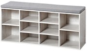 Kesper 15931 Botier cu scaun, alb, 103,5 x 48 x29,5 cm