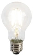 Set 5 becuri Lampă LED E27 cu filament A60 senzor lumină-întuneric 4W 470 lm 2700K