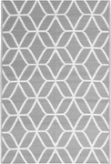 vidaXL Covor d exterior, ARAKIL gri, 140 x 200 cm, PP