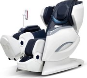 ROVO Luxury 4D - Fotoliu de Masaj Premium 4D, Design Space Walking, Brațe de Masaj Extensibile, Senzori Detectare Obstacole, Încălzire Spate și Gambe, Bluetooth, Albastru