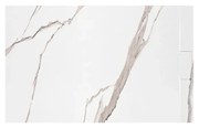 Rea Bazalt Carrara White cadita de dus dreptunghiulara x100 cm alb-bej REA-K7000