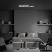 Plafonieră LED Brilo LED/19W/230V 3000K negru