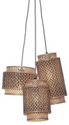 Lustra eco din bambus Bhutan/3-Shades bl/nat