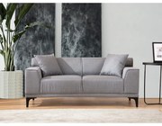 Canapea cu 2 Locuri Petra 2 - Light Grey 163 X 86 X 69