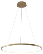 Lustra LED moderna design circular BRENO auriu 60cm