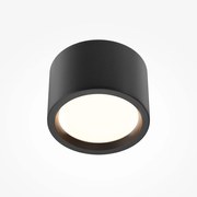 Spot LED aplicat cu protectie IP44 Hydra D-10,5cm negru