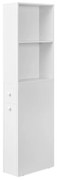 Dulap de baie extensibil cu 2 rafturi laterale 134.4x40x18 cm