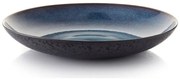 Bol negru/albastru din gresie ø 40 cm Gastro Dark Blue/Black – Bitz