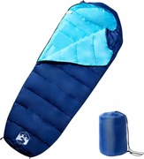 vidaXL Sac de dormit tip mumie pentru adulți de camping, 3 anotimpuri