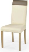 Scaun tapitat cu piele ecologica Norbert, 47X55X99 CM