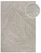 Covor din lână Flair Rugs Lino Leaf, 120 x 170 cm, gri