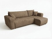 Coltar extensibil SORELA maro deschis, reversibil + 2 pernute gratuite