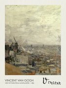 Reproducere View of Paris from Montmartre (1886), Vincent van Gogh