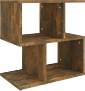 vidaXL Noptieră, stejar fumuriu, 50x30x51,5 cm, lemn prelucrat