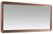 Oglinda decorativa design LUX Rectangular Walnut