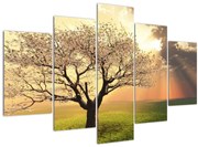 Tablou cu copac pe luncă (150x105 cm)