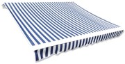 Panza copertina albastru &amp; alb, 3x2,5 m (cadrul nu este inclus)