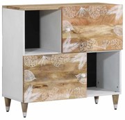 vidaXL Servantă, 80x33,5x75 cm, lemn masiv de mango
