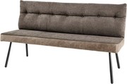 Bancheta moderna BIG GEORGE 160cm maro taupe