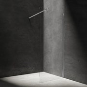 Omnires Marina perete cabină de duș walk-in 80 cm crom luciu/sticla transparentă DNR80XCRTR