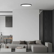 Plafonieră LED Rabalux 71097 GONZALO LED/36W/230V d. 40 cm negru