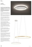Redo 01-3807 - Plafonieră LED dimabilă NOBU LED/60W/230V aurie