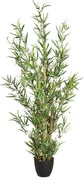 Flori artificiale, bambus in ghiveci, 120 cm