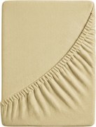 Cearsaf Frotir cu elastic 90x200 cm crem