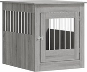 vidaXL Ladă pentru câini, gri sonoma, 64,5x80x71 cm, lemn compozit