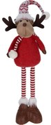 Ren de Crăciun Barney, picioare telescopice, 49 cm