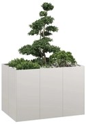 vidaXL Jardinieră 120x80x80 cm oțel inoxidabil