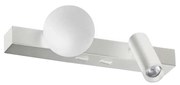 Aplică LED Ideal Lux PING PONG 2xLED/3W/230V CRI 90 crom mat