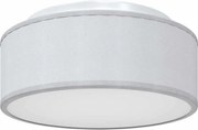 vidaXL Lampă de tavă Gri 30 x 30 x 13,5 cm țesătură