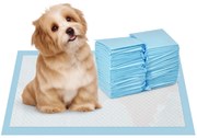 PawHut Set 100 Covoare Absorbante pentru Câini cu 6 Straturi, Covoare Igienice pentru Câini, 45x30 cm, Albastru | Aosom Romania