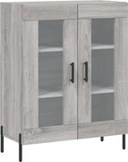 vidaXL Dulap, gri sonoma, 69,5x34x90 cm, lemn compozit