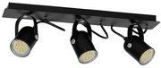 Lampa spot MARK 3 3xGU10/40W negru