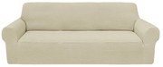Husa elastica pentru canapea cu 3 locuri MONDO Culoare: Crem