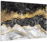 Tablou pe sticlă - Marmură (70x50 cm)