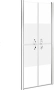 vidaXL Ușă cabină de duș, jumătate mat, 96 x 190 cm, ESG